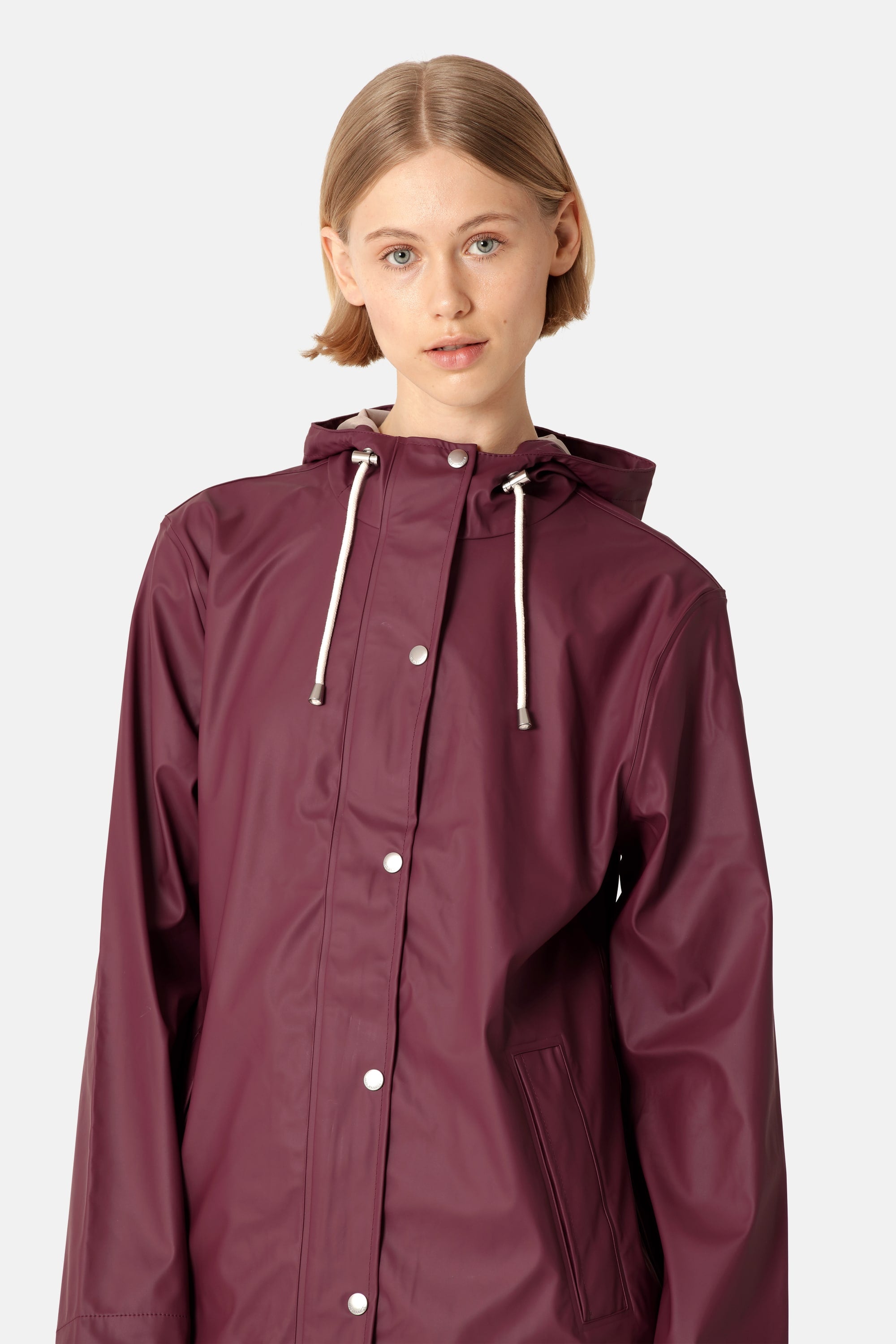 Light Raincoat - Maroon Banner